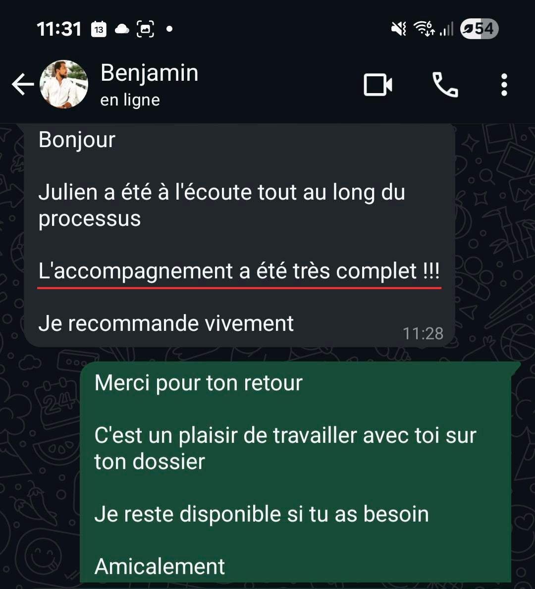 Témoignages Benjamin GROWTH