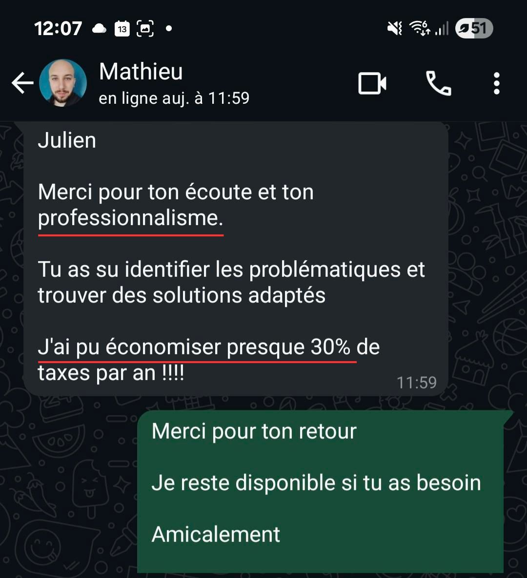 Témoignages Mathieu GROWTH
