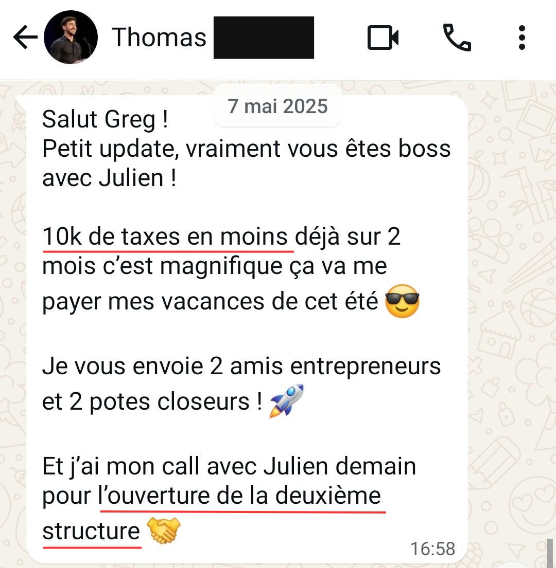 Témoignages Thomas GROWTH